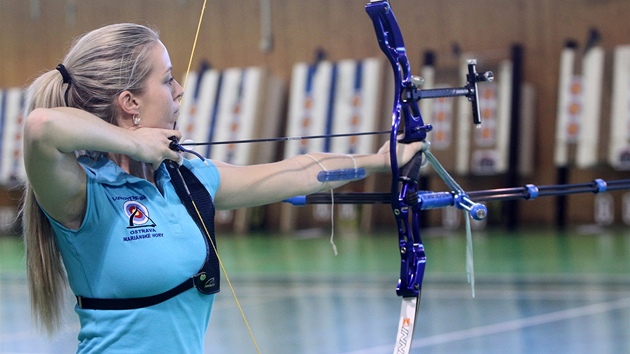 Lukostelkyn Sudichová bhem závod v Tebíi.