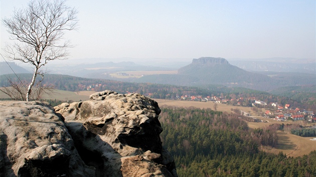 I Gohrisch se me pochlubit výhledem k Liliensteinu.