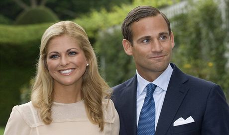 védská princezna Madeleine a její snoubenec Jonas Bergström (2010)