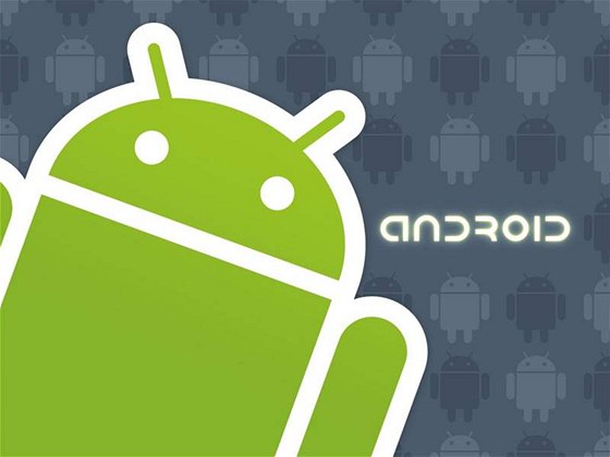 Android - oficiální symbol operaního systému od Google. Ilustraní foto