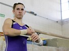ÚSMVY ZAKÁZÁNY. estnáctiletá Valeria Pereyrová patí k nejlepím sportovním