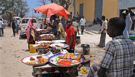 Somálská metropole Mogadiu. Ilustraní snímek.
