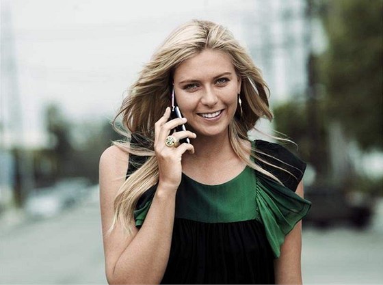 Maria arapovová a Sony Ericsson T707