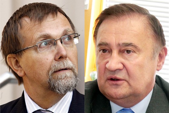 Vladimír Dryml (na snímku vpravo) viní Radko Martínka z korupce pi rozdlování dotací.