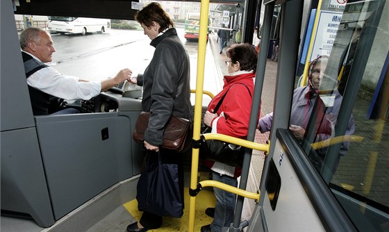 Autobus MHD v Uherském Hradišti.