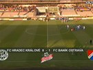 24. kolo fotbalové ligy: Hradec Králové - Ostrava 0:1