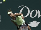 FINÁLE. eská tenistka Lucie afáová si na turnaji v Charlestonu zahrála ve