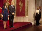 V muzeu Madame Tussauds se William a Kate setkali s princeznou Dianou.