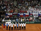 HOI, DKUJEM! etí tenisté se spolu s fanouky radují z postupu do semifinále...