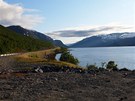 Kafjord, místo kde za druhé svtové války napadli Britové bitevník Tirpitz.