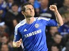 ZKUENÝ STELEC. Frank Lampard, záloník Chelsea, se raduje z promnné penalty