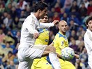 PRVNÍ GÓL ZÁPASU. Cristiano Ronaldo z Realu Madrid skóruje do sít APOELu