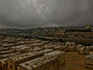 Jeruzalém z Olivetské hory objektivem Lenky Hataové