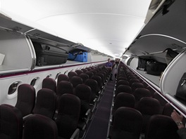 Interir nov A320 spolenosti Wizz Air