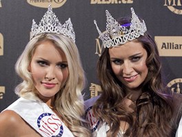 esk Miss 2012 Tereza Chlebovsk (uprosted), esk Miss World Linda...