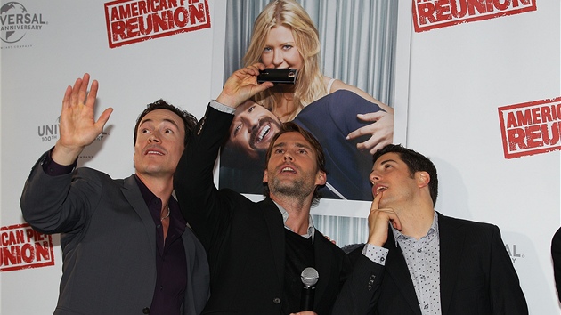 Herci z Prciek se ukázali na slavnostní premiée filmu American Pie: Reunion v...