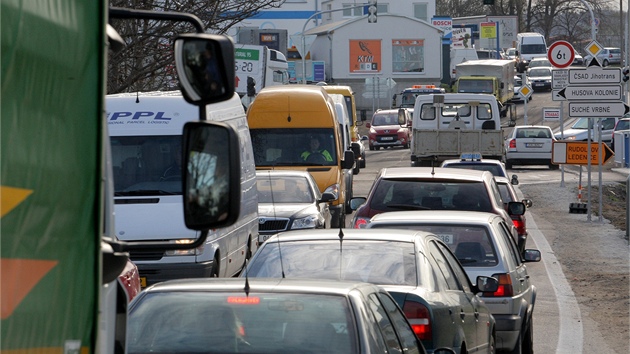 Budjovice jsou známé vysokou hustotou provozu.