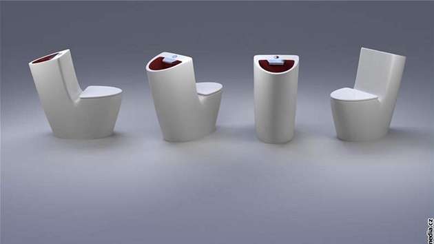 Toaleta spojená s umyvadlem je nápadem mexického designéra Ariela Roja.