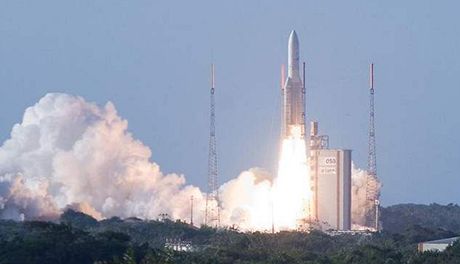 Start rakety Ariane 5 (ilustraní foto)
