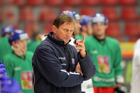 eské Budjovice, 10.4.2012, hokej, reprezentace, trénink, Euro hockey