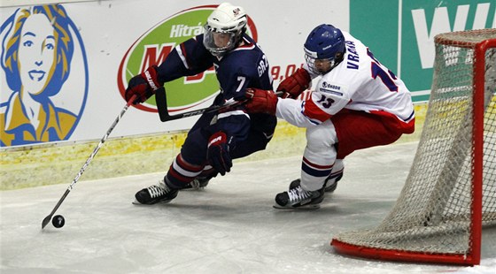 PRUHY A HVĚZDY. Američtí hokejisté do osmnácti let zatím na mistrovství v České