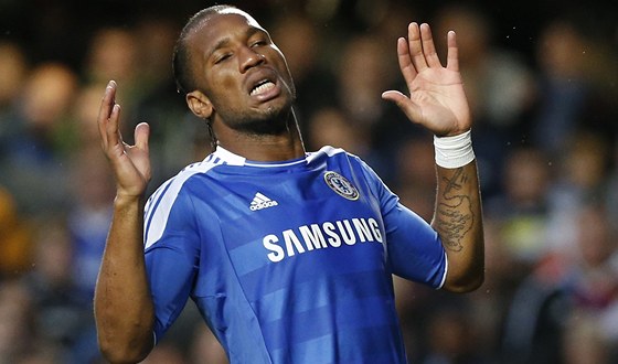 Útoník Didier Drogba se nejvíc proslavil v dresu Chelsea.