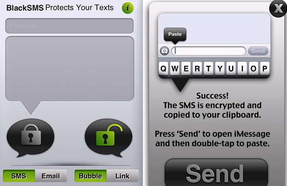 ifrovací aplikace Black SMS nabídne za pár korun kvalitní zabezpeení