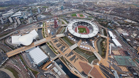 OLYMPIJSKÝ PARK. Takhle vypadá olympijský areál 100 dn ped zaátkem her v...