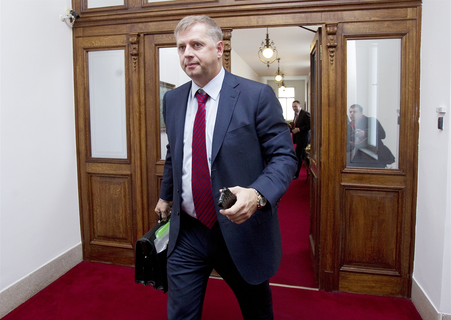 Ministr zem�d�lství Petr Bendl 
