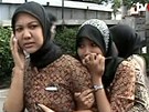 Vydení obyvatelé provincie Aceh bhem zemtesení (11. dubna 2012)