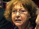 Anne Wiazemsky coby spisovatelka na letoním paíském kniním veletrhu Salon