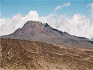 Druhým vrcholem Kilimandára je Mawenzi ve východní ásti hory. Rozeklané pice...