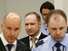 Anders Brevik u norského soudu (16. dubna 2012)