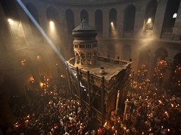 Desetitisíce ortodoxních vících zaplavily Jeruzalém, aby se zúastnily...