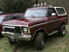 Ford Bronco 1979 projede v této úasné úprav jet dnes prakticky vechno.