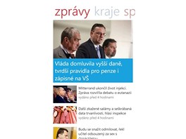 Aplikace iDnes.cz pro Windows Phone