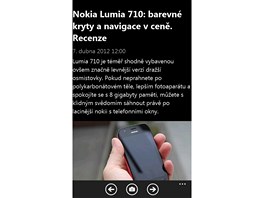 Aplikace iDnes.cz pro Windows Phone