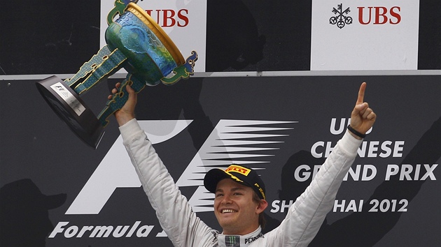 POPRVÉ VÍTZEM. Premiérového triumfu se Nico Rosberg dokal ve Velké cen íny.