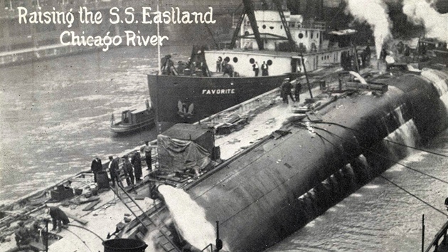 Pevrcen vletn lod SS Eastland v Chicagu v roce 1915 si vydalo celkem 844 obt.