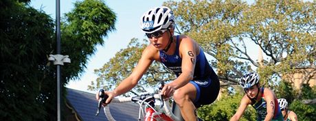 Triatlonistka Vendula Frintová v závod Svtové triatlonové série v Sydney