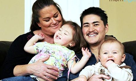 Thomas Beatie s rodinou