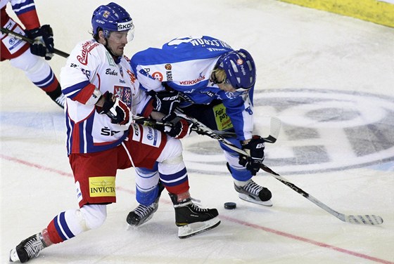BOJOVNÍK. Dí Petr Koukal se dokal, po eských hokejových hrách oblékne reprezentaní dres i na mistrovství svta.