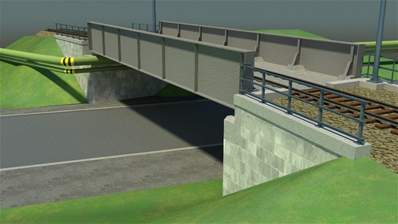 Pod novým mostem v Budějovické ulici se bude řidičům v Táboře projíždět snadněji, jeho rozpětí bude větší.
