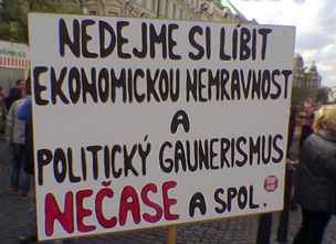 Protest na Vclavskm nmst