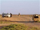 eská a britská przkumná jednotka kontroluje pístupové cesty do válené zóny