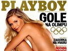 Obálka chorvatské verze asopisu Playboy s Amy Acuffovou