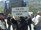 Protest na Václavském námstí