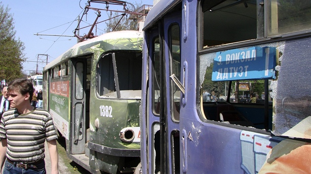 Nsledky exploze v Dnpropetrovsku (27. dubna 2012)