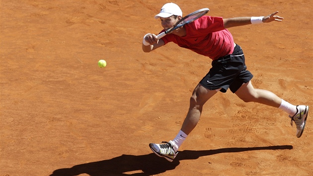 ODEHRÁNO. eský tenista Tomá Berdych zvládl v semifinále turnaje v Monte Carlu