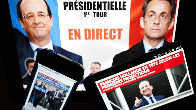 Socialista Francois Hollande vyhrál v prvním kole prezidentských voleb ve